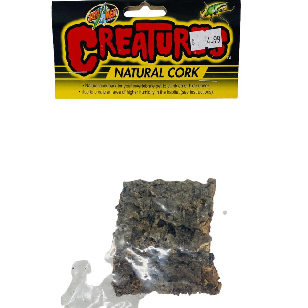 Zoo Med Creatures Natural Cork, Cork Bark Brown for reptile/insects/invertebrate